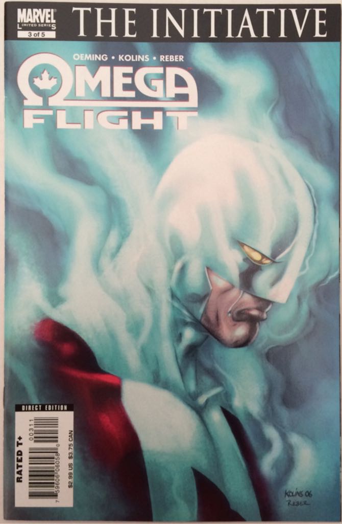 Omega Flight - Marvel Comics (3 - Aug 2007) comic book collectible [Barcode 75960606058000311] - Main Image 1