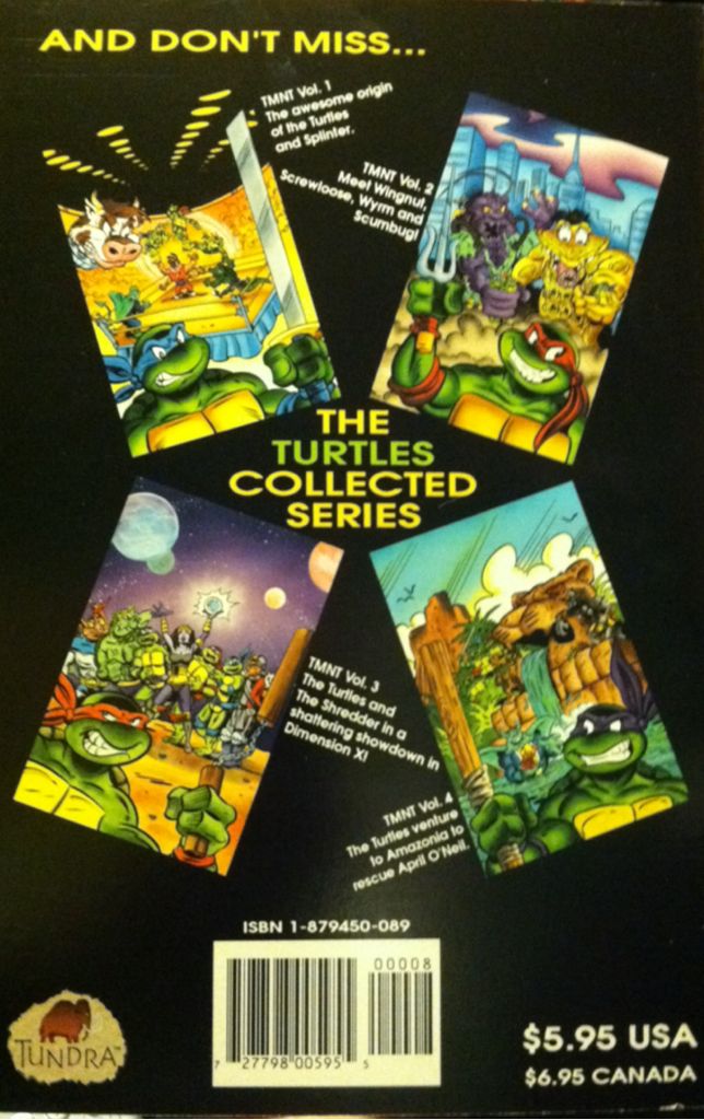 Teenage Mutant Ninja Turtles: The Secret Of The Ooze - Tundra Publishing (1 - Mar 1991) comic book collectible [Barcode 727798005955] - Main Image 2