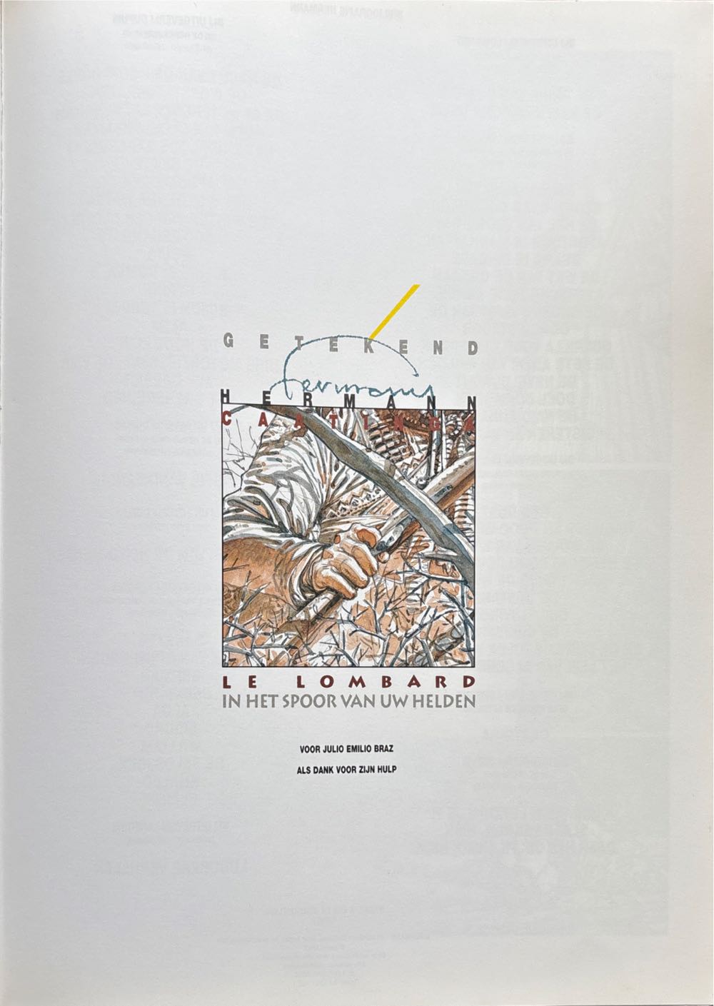 Collectie Getekend Caatinga - De Lombard (1) comic book collectible [Barcode 9789055811359] - Main Image 4