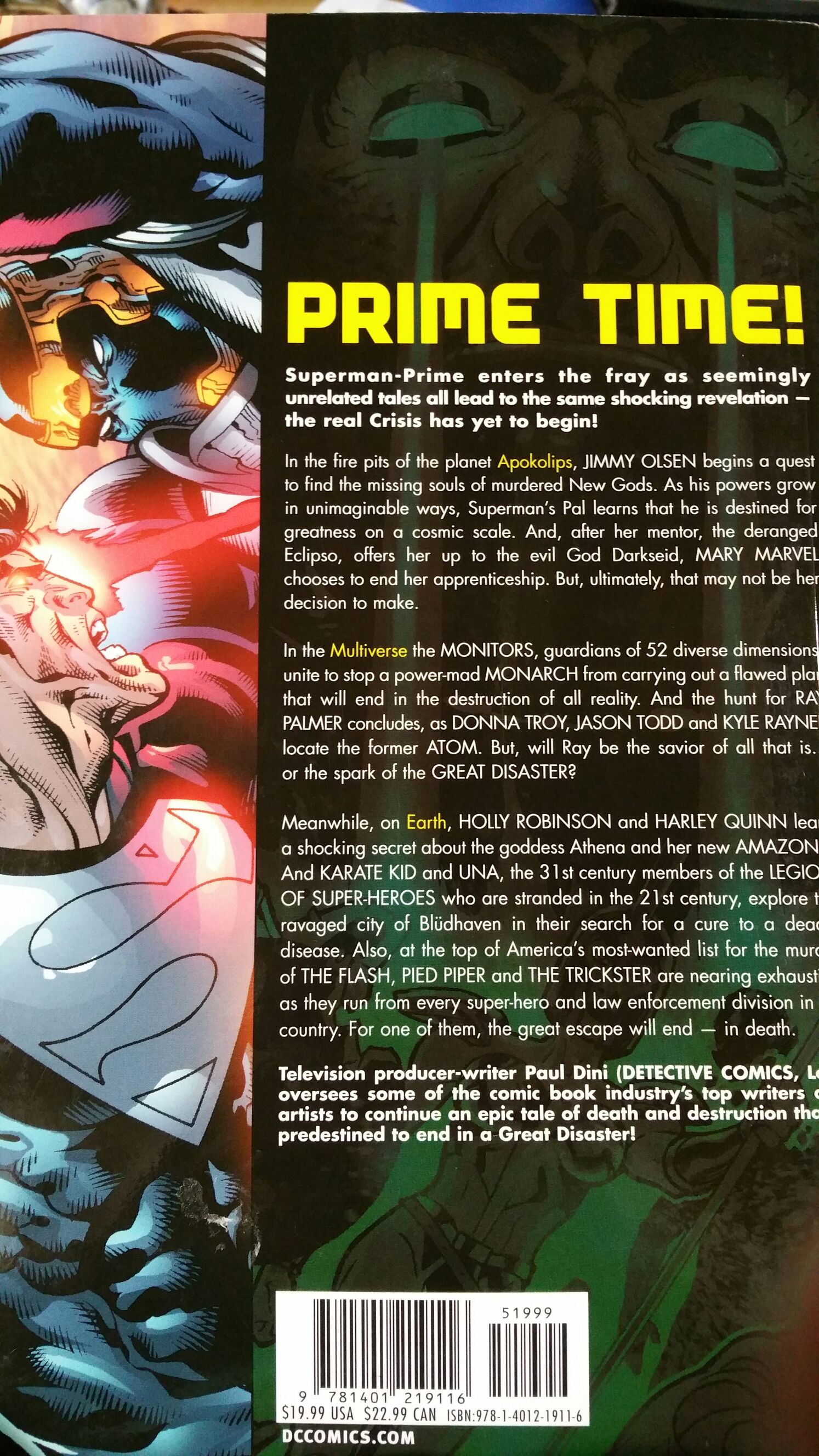 Countdown To Final Crisis Vol: 3 - DC Comics (3) comic book collectible [Barcode 9781401219116] - Main Image 2