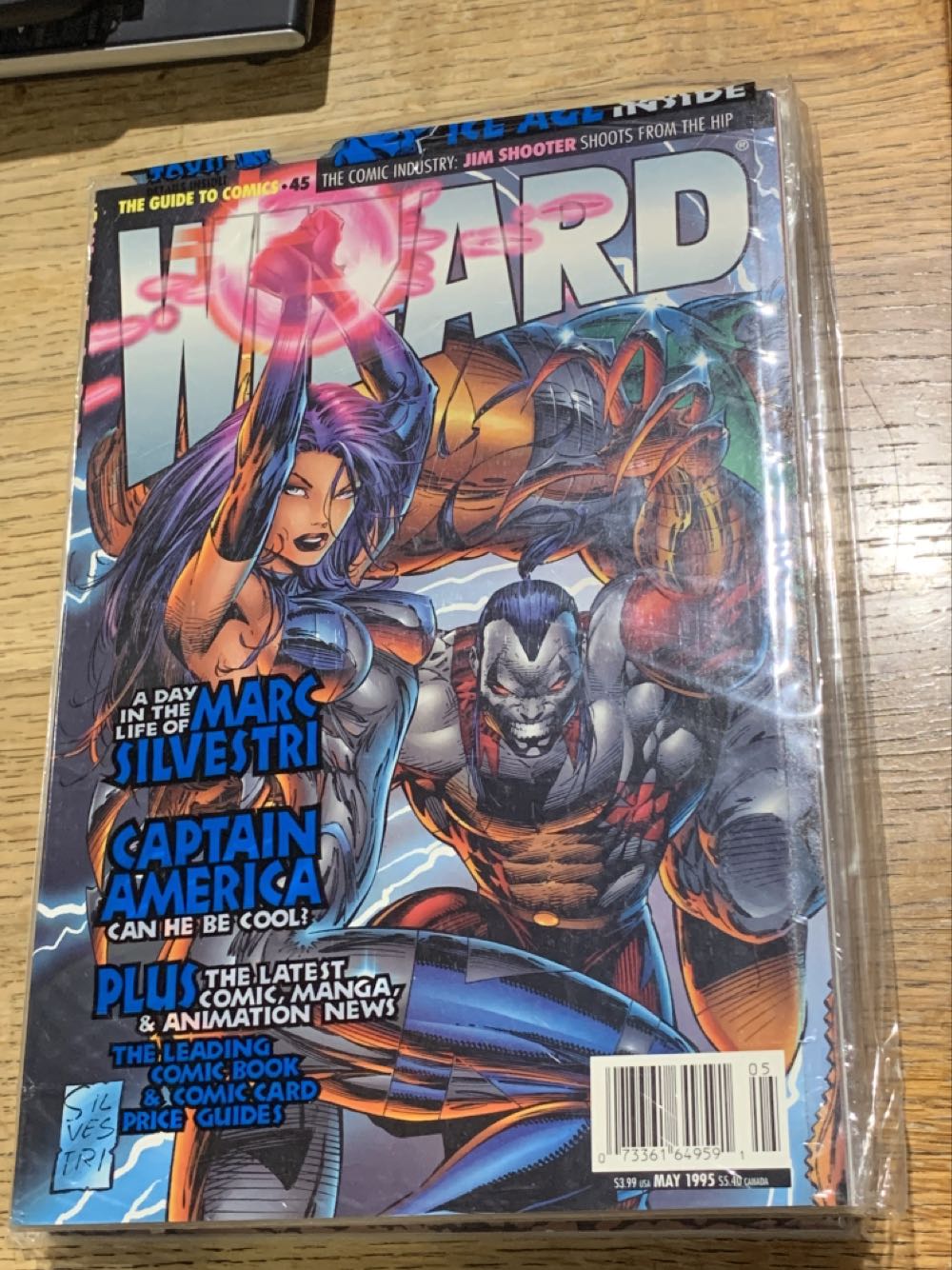 Wizard - Image/Wizard Press (45 - May 1995) comic book collectible [Barcode 071486027256] - Main Image 2