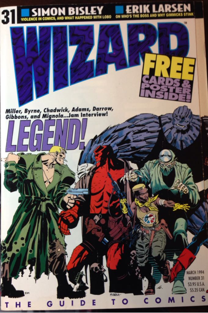 Wizard 31 - Image/Wizard Press (31 - Mar 1994) comic book collectible [Barcode 071486027256] - Main Image 1