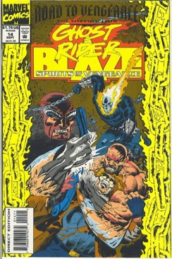 Ghost Rider/ Blaze: Spirits Of Vengeance - Marvel Comics (14 - Sep 1993) comic book collectible [Barcode 759606019274] - Main Image 1