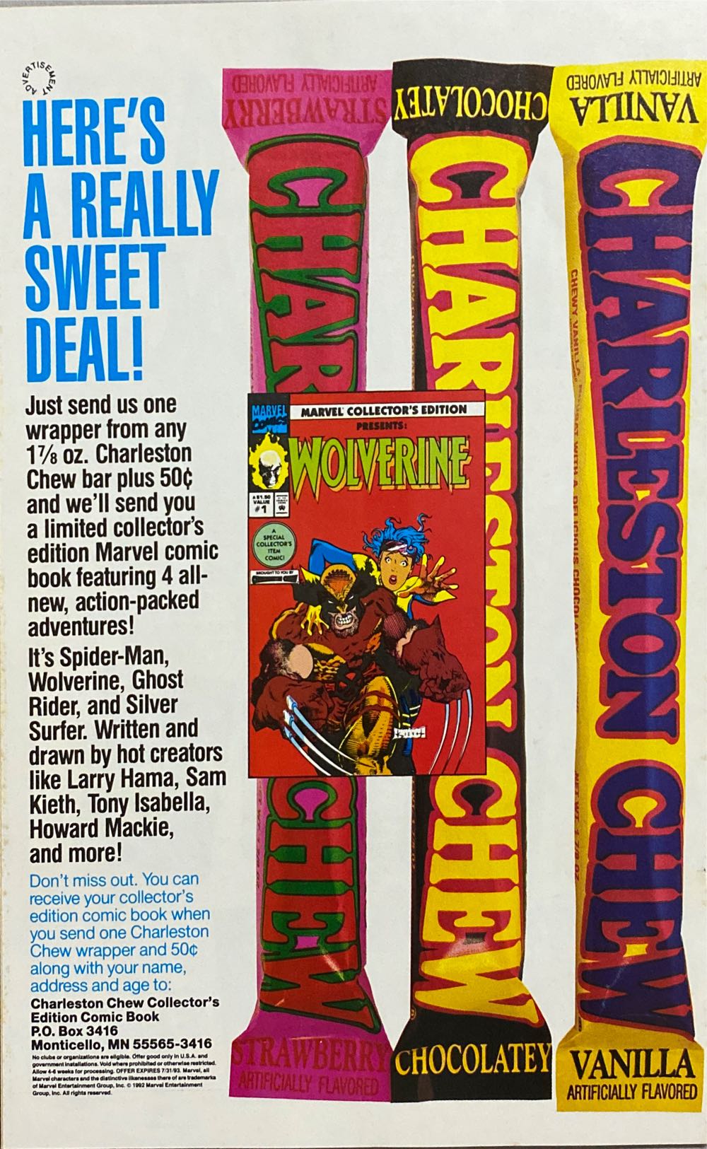 Ghost Rider / Blaze: Spirits Of Vengeance (Vol 1 | 1992) - Marvel (3 - Oct 1992) comic book collectible [Barcode 009281019275] - Main Image 2