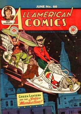 All American Comics  (66) comic book collectible [Barcode 9] - Main Image 1