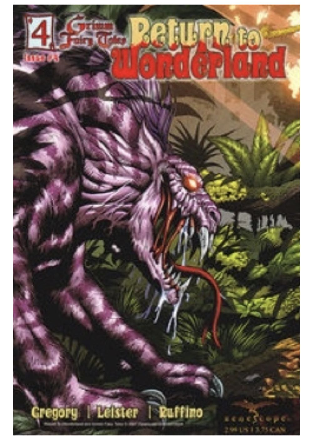 Grimm Fairy Tales: Return To Wonderland - Zenescope Entertainment (4 - Sep 2007) comic book collectible [Barcode 689076064460] - Main Image 2