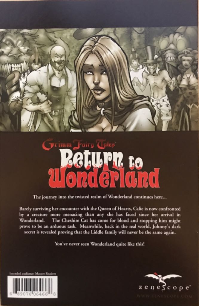 Grimm Fairy Tales: Return To Wonderland - Zenescope (5 - Dec 2007) comic book collectible [Barcode 689076064668] - Main Image 2