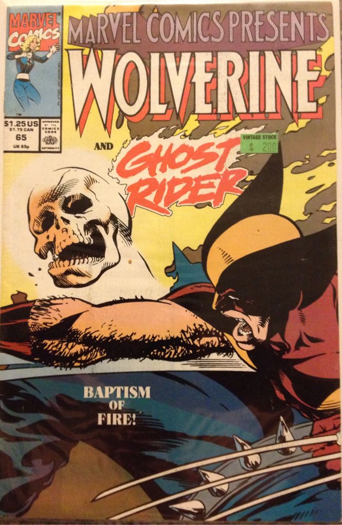 Marvel Comics Presents Wolverine - Marvel (65) comic book collectible [Barcode 071486022145] - Main Image 1