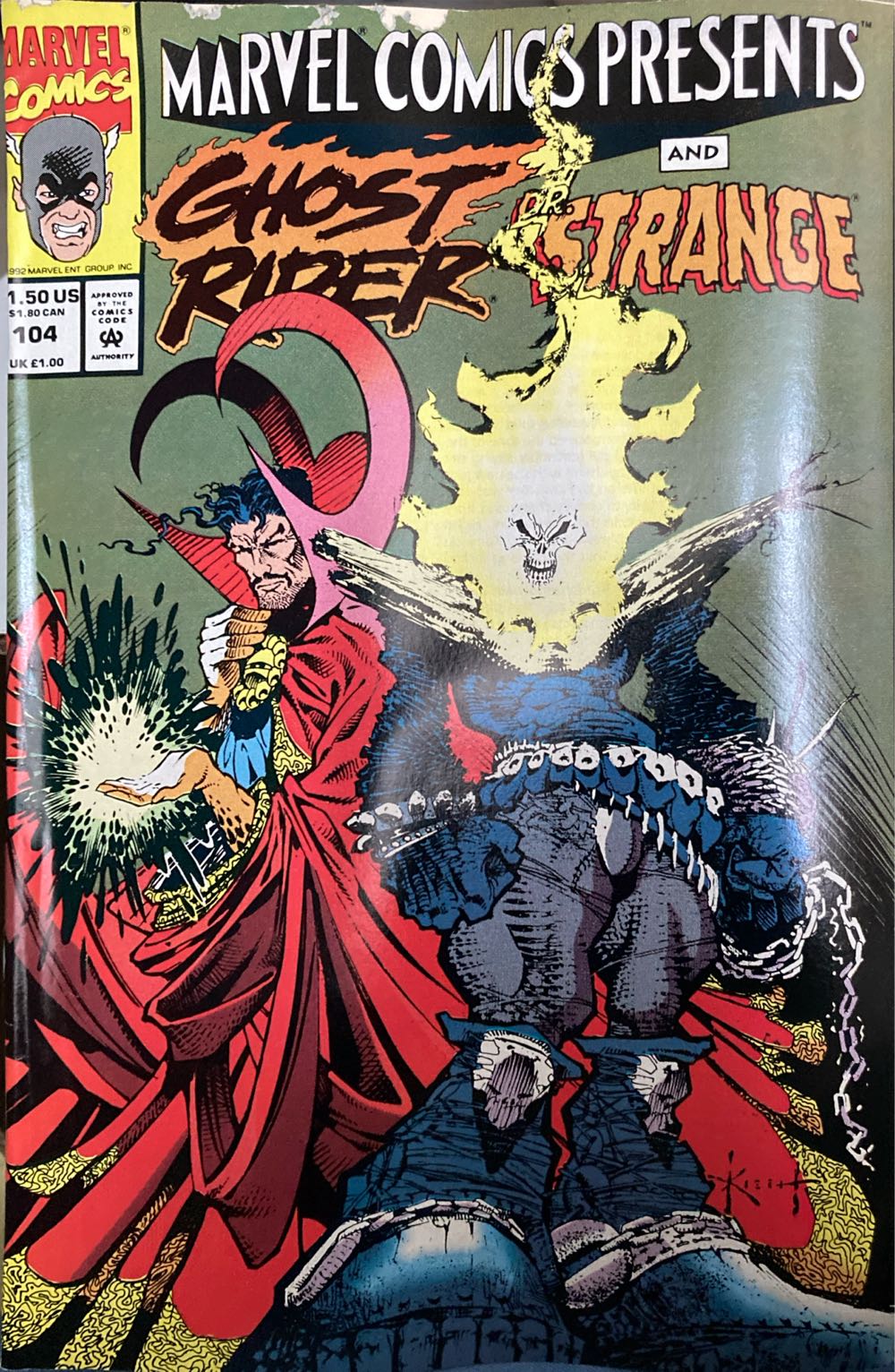 Marvel Comics Presents Wolverine #104 - Marvel Comics (104 - Mar 1993) comic book collectible [Barcode 071486022145] - Main Image 2