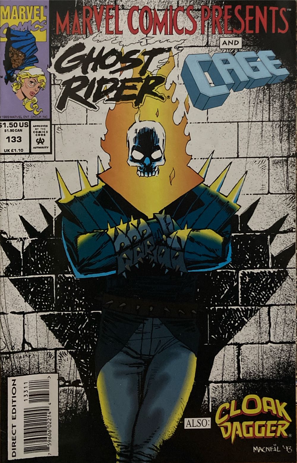 Marvel Comics Presents Wolverine - Marvel Comics (133 - Jul 1993) comic book collectible [Barcode 071486022145] - Main Image 2