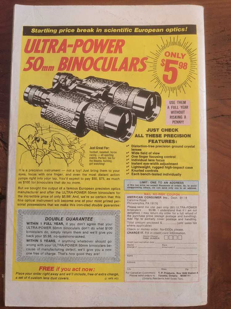 Fury Fights Alone - Marvel Comics Group (129 - Oct 1975) comic book collectible [Barcode 759606068395] - Main Image 2