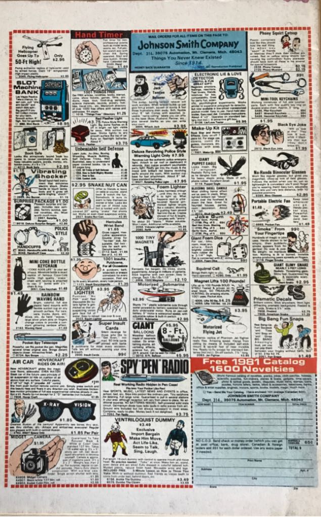 Sgt. Fury And His Howling Commandos - Marvel Comics (165 - Aug 1981) comic book collectible [Barcode 759606068395] - Main Image 2