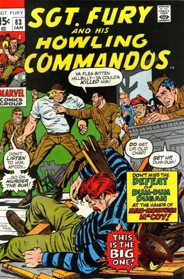 Sgt. Fury and his Howling Commandos - Marvel Comics (83 - 01/1971) comic book collectible - Main Image 1