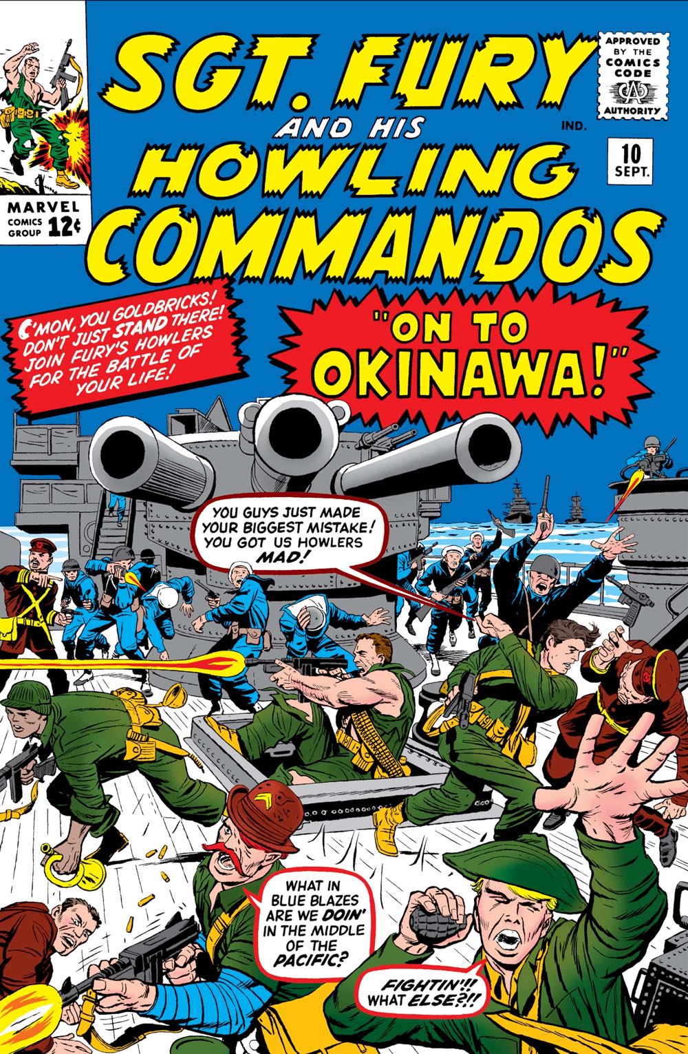 Sgt. Fury and His Howling Commandos - Marvel Comics Group (10 - Sep 1964) comic book collectible [Barcode 759606068395] - Main Image 2