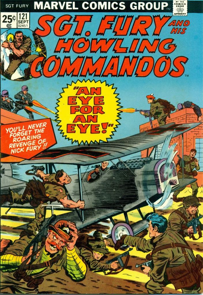 Nick Fury - Sgt. Fury And His Howling Commandos - Marvel Comics Group (121 - Sep 1974) comic book collectible - Main Image 1