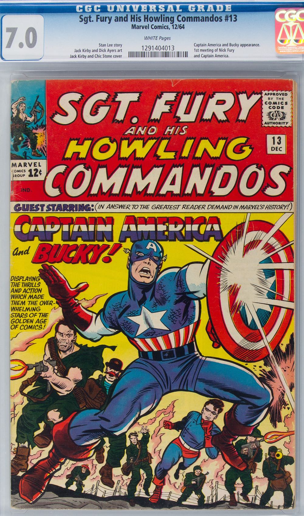 Sgt. Fury and His Howling Commandos - Marvel Comics Group (37 - Feb 1973) comic book collectible [Barcode 759606068395] - Main Image 4
