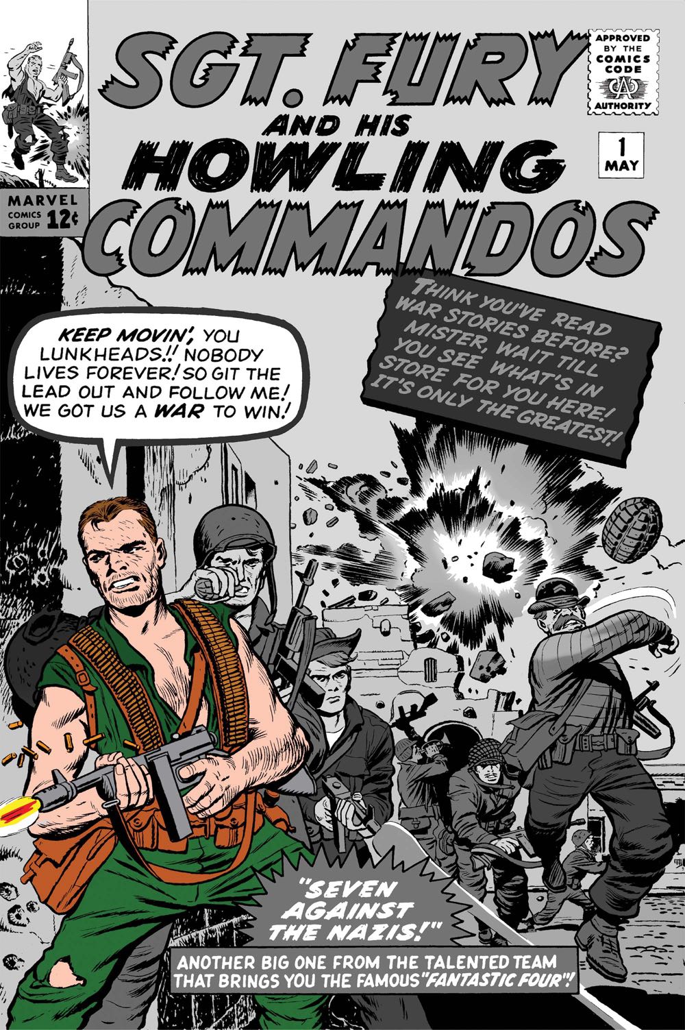 Sgt. Fury and His Howling Commandos - Marvel Comics Group (1 - May 1963) comic book collectible [Barcode 759606068395] - Main Image 3