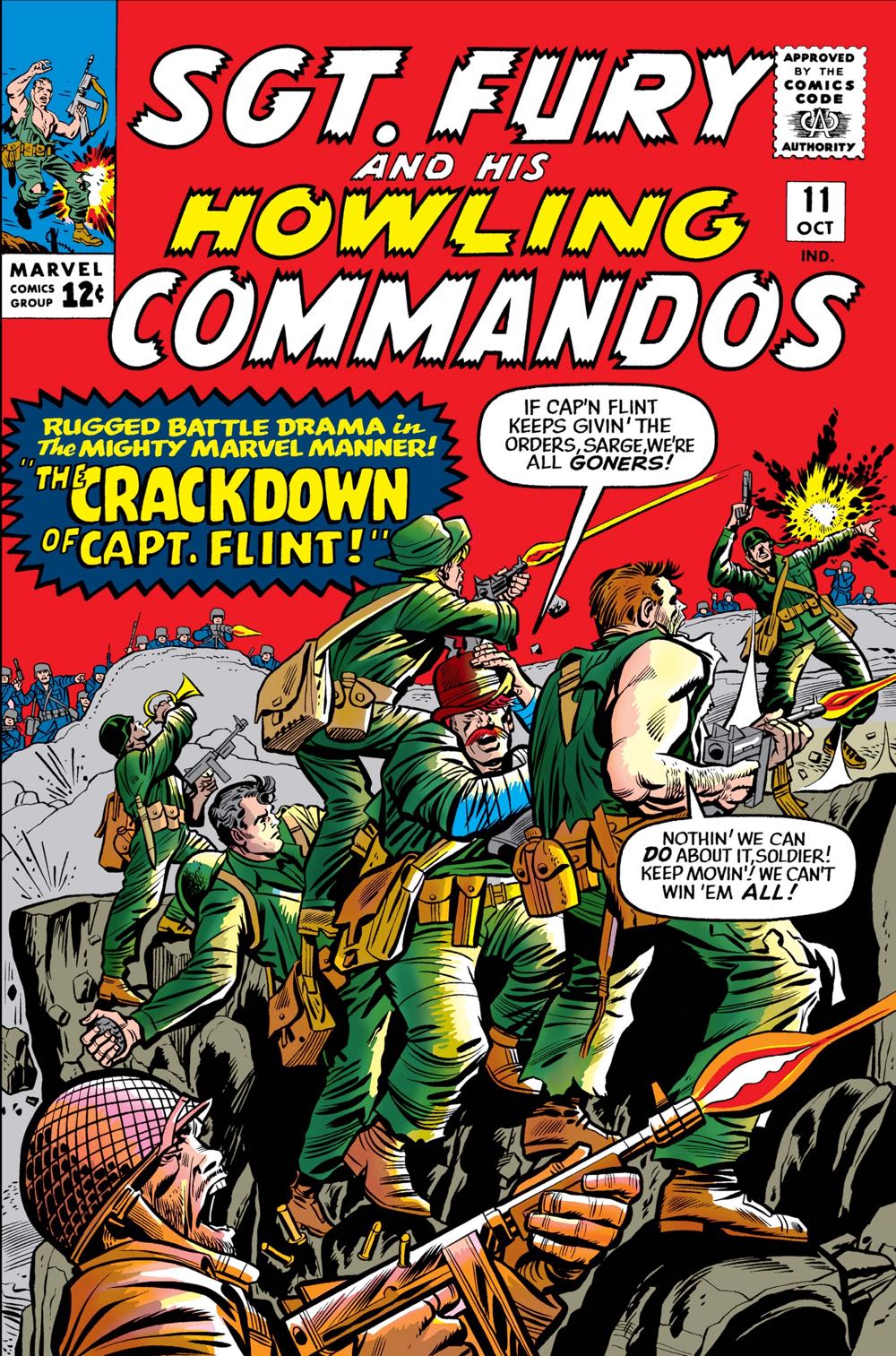 Sgt. Fury and His Howling Commandos - Marvel Comics Group (11 - Oct 1964) comic book collectible [Barcode 759606068395] - Main Image 2