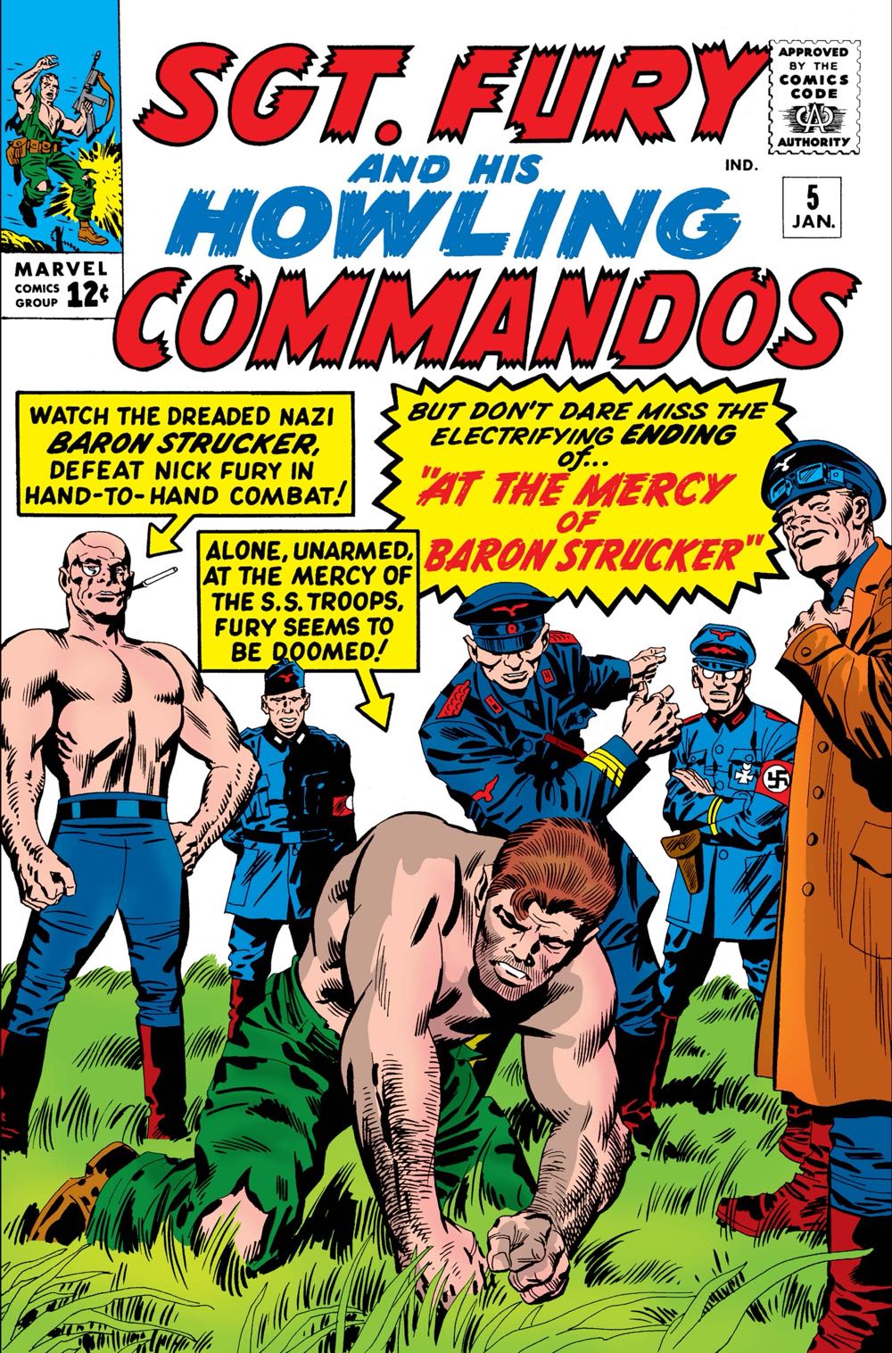 Sgt. Fury and His Howling Commandos - Marvel Comics Group (5) comic book collectible [Barcode 759606068395] - Main Image 2