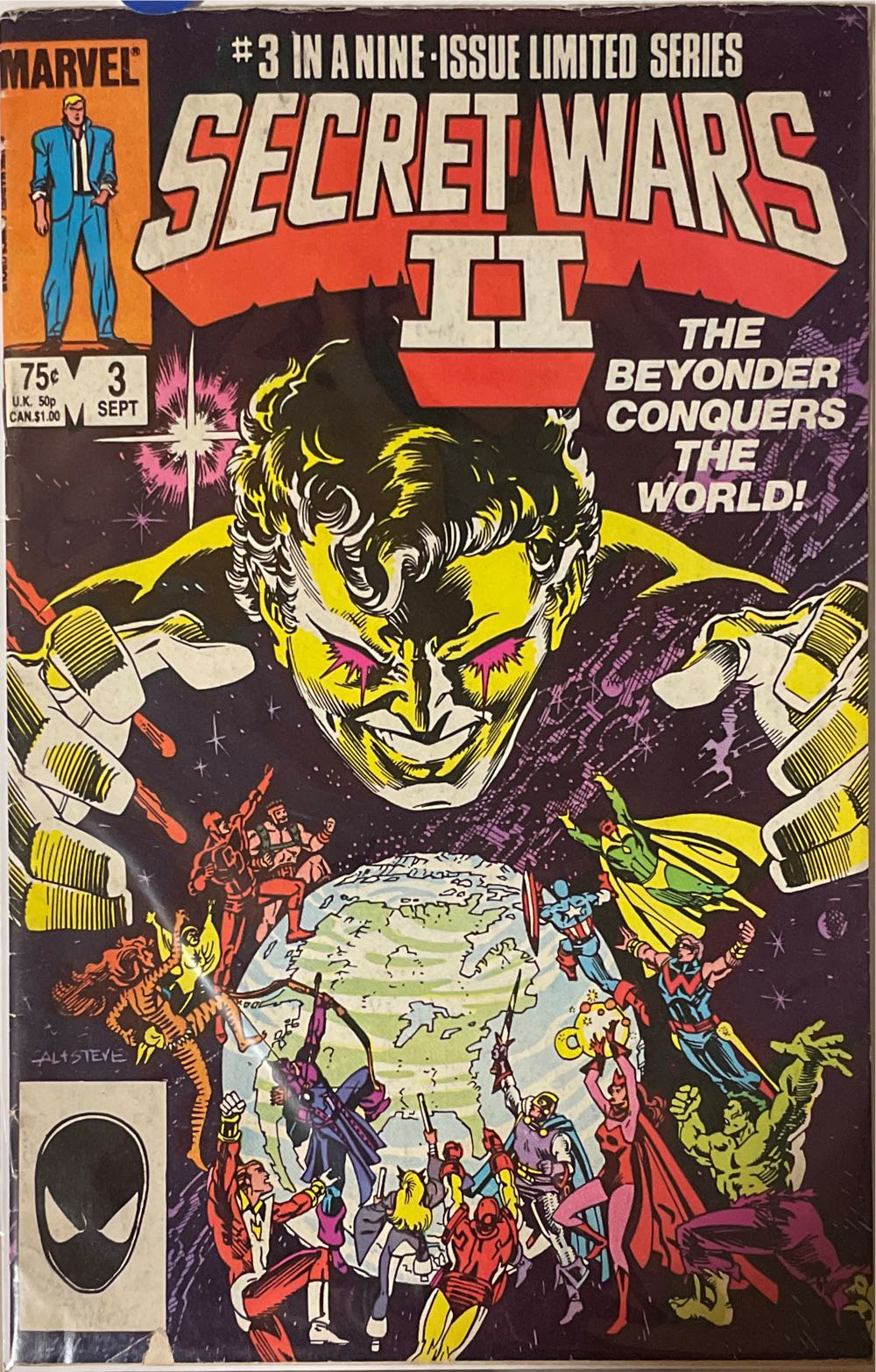 Secret Wars 2 - Marvel (3 - Sep 1985) comic book collectible [Barcode 285854445566] - Main Image 2