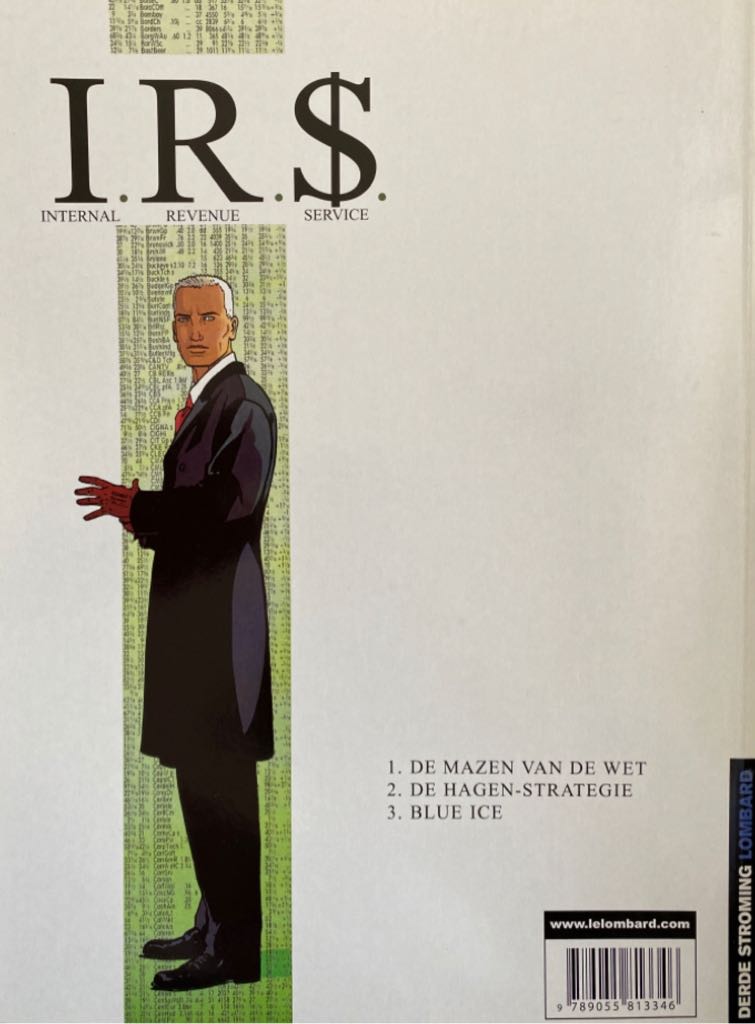 I.R.$. Blue ice - Le Lombard (3) comic book collectible [Barcode 9789055813346] - Main Image 2