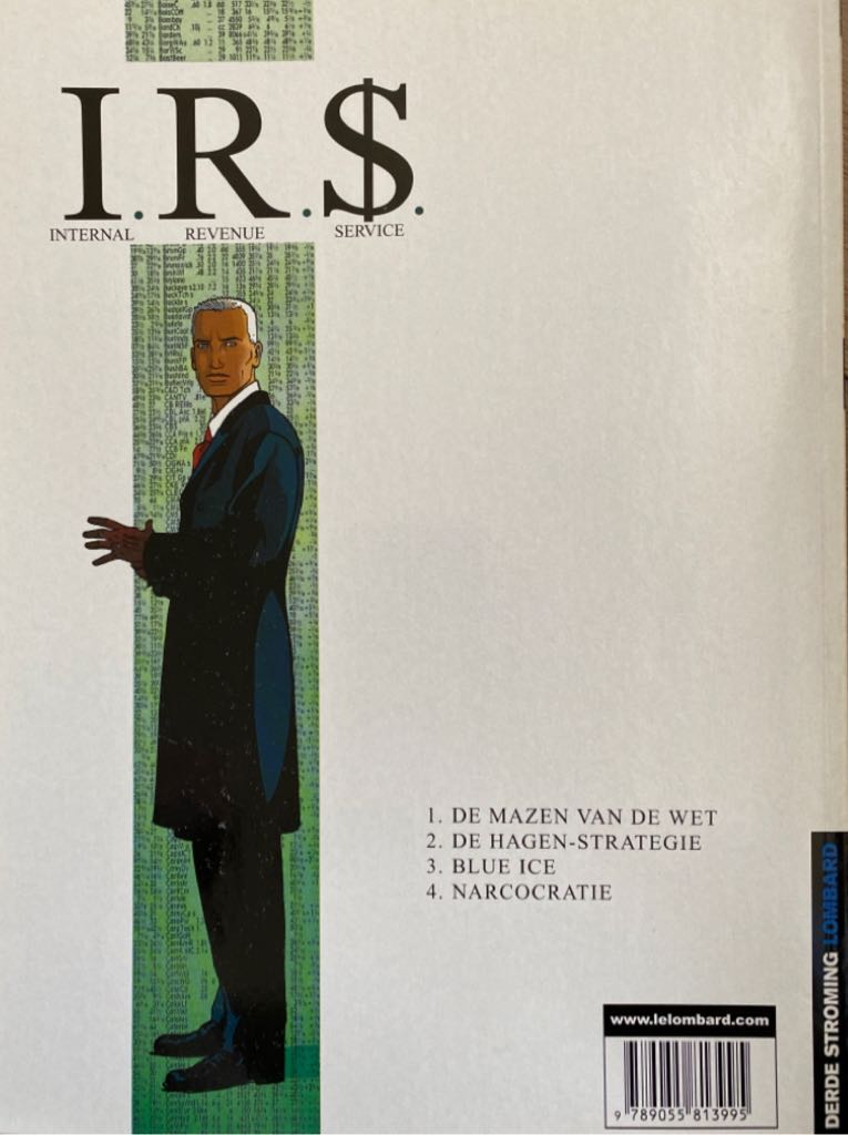 I.R.$. Narcocratie - Le Lombard (4) comic book collectible [Barcode 9789055813995] - Main Image 2
