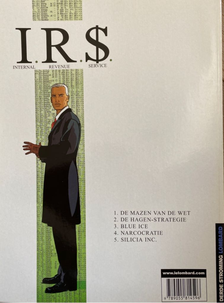 I.R.$. Silica inc. - Le Lombard (5) comic book collectible [Barcode 9789055814596] - Main Image 2