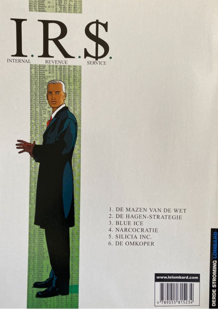 I.R.$. De omkoper - Le Lombard (6) comic book collectible [Barcode 9789055815234] - Main Image 2