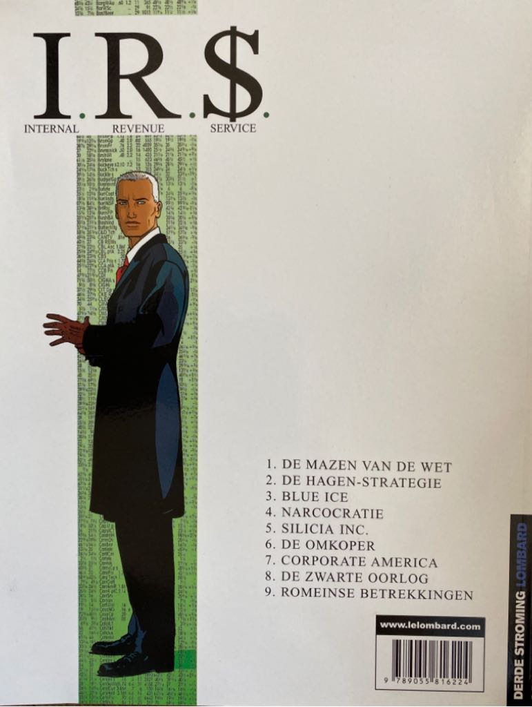 I.R.$. Romeinse betrekkingen - Le Lombard (9) comic book collectible [Barcode 9789055816224] - Main Image 2