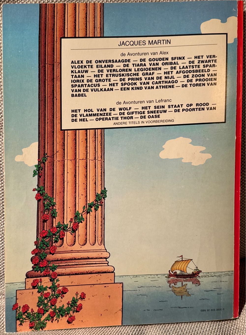 Alex 9. Het Afgodsbeeld - Casterman (9 - Sep 1970) comic book collectible - Main Image 2