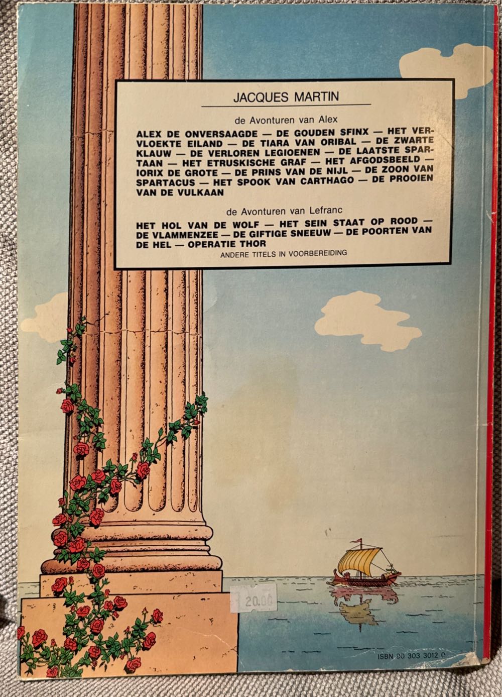 Alex 12. De Zoon Van Spartacus - Casterman (12 - Sep 1975) comic book collectible - Main Image 2