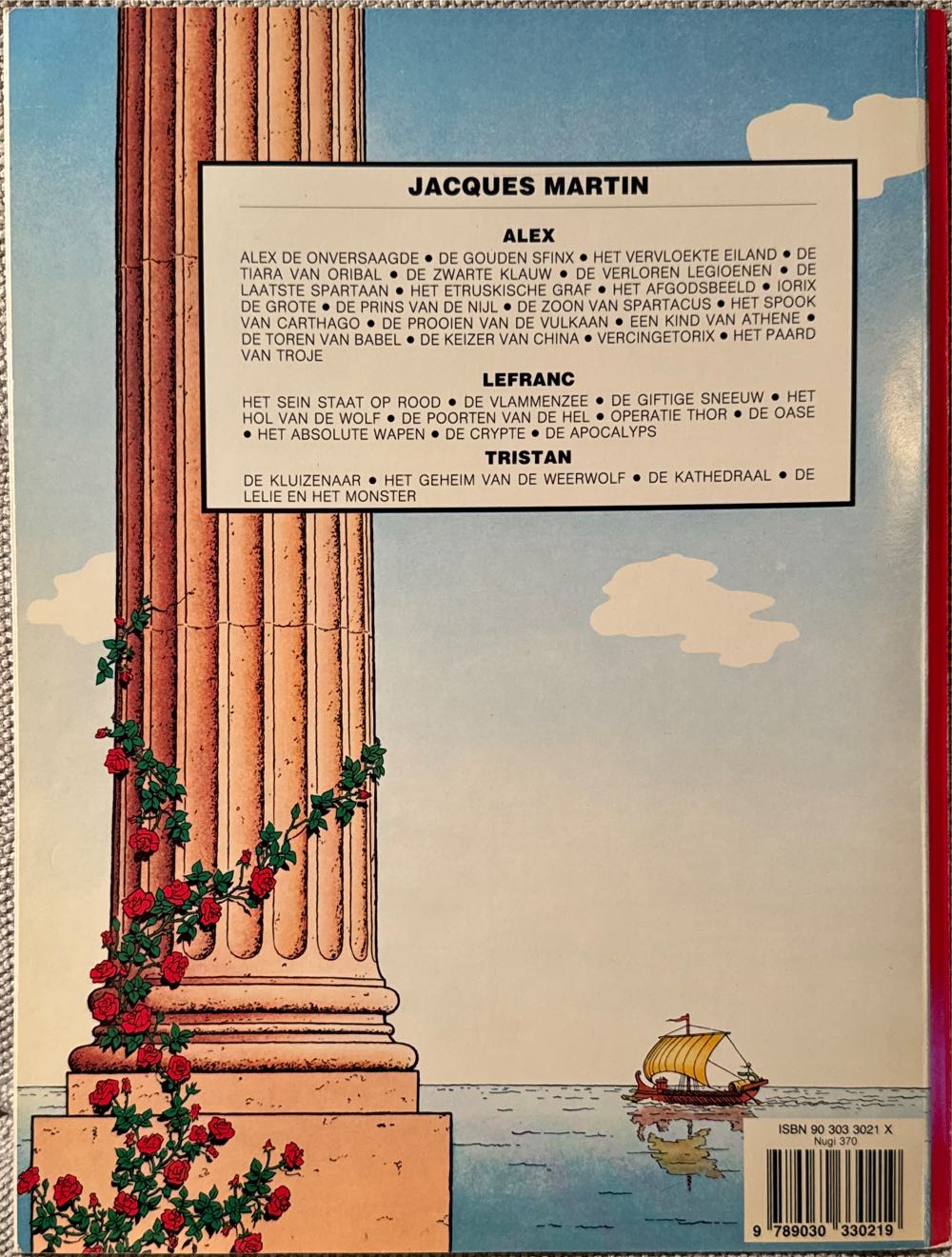 Alex 19. Het Paard Van Troje - Casterman (19 - Sep 1988) comic book collectible - Main Image 2