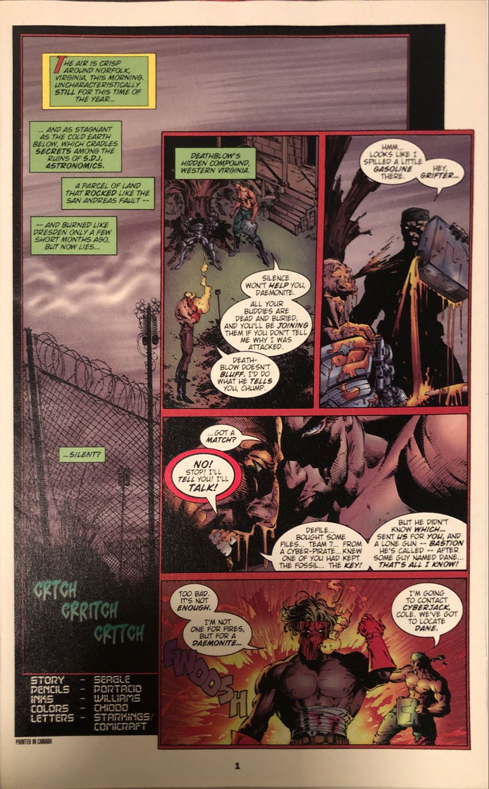 Wetworks #8 - Image (8 - 05/1995) comic book collectible [Barcode 709853046066] - Main Image 2