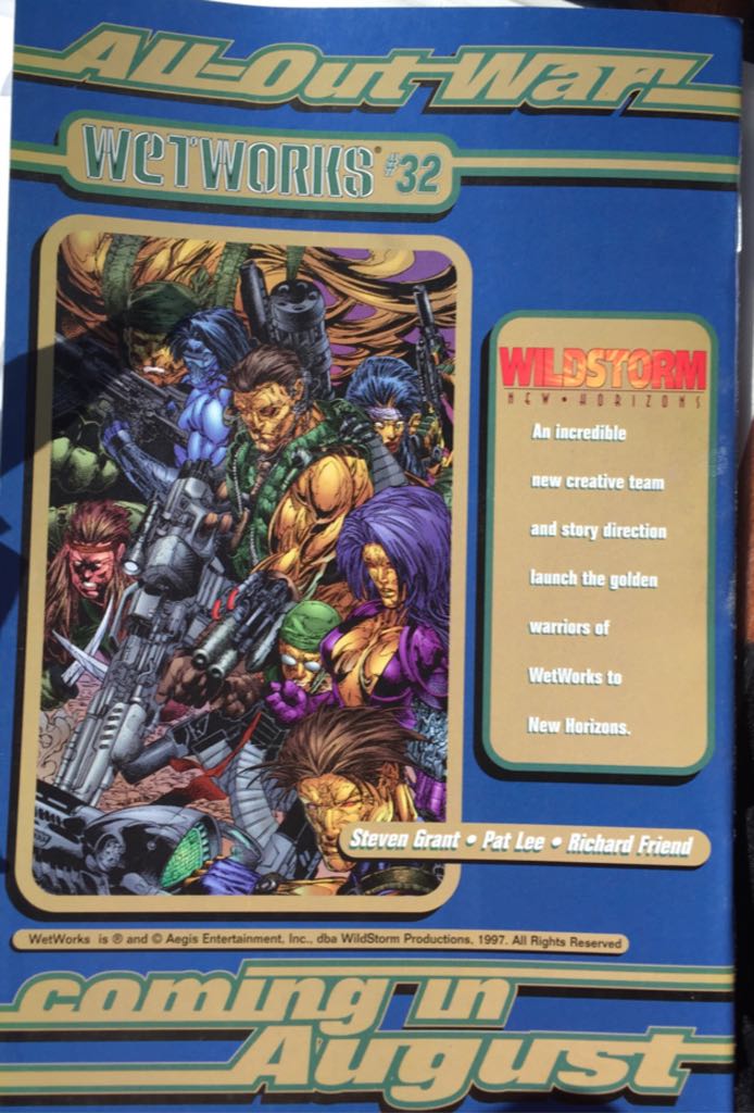 Wetworks / Vampirella - Image Comics (1 - Jul 1997) comic book collectible [Barcode 709853043997] - Main Image 2