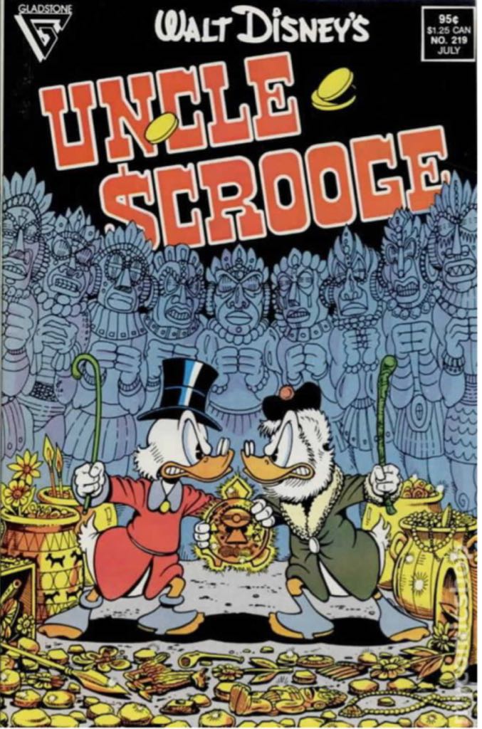 Uncle Scrooge #219  (219) comic book collectible [Barcode 844284001663] - Main Image 1