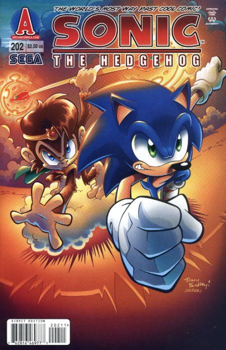 Sonic The Hedgehog  (202) comic book collectible [Barcode 762816469777] - Main Image 1