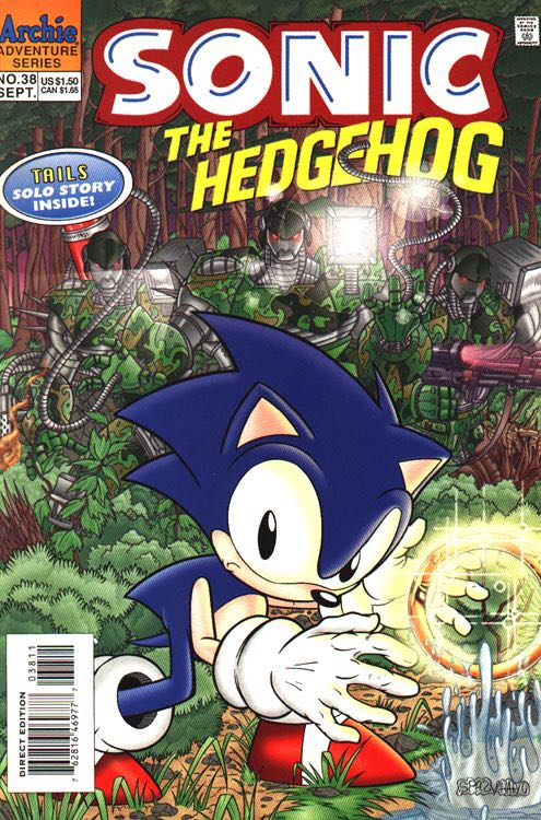 Sonic The Hedgehog - Archie Adventure Series (38 - Sep 1996) comic book collectible - Main Image 1