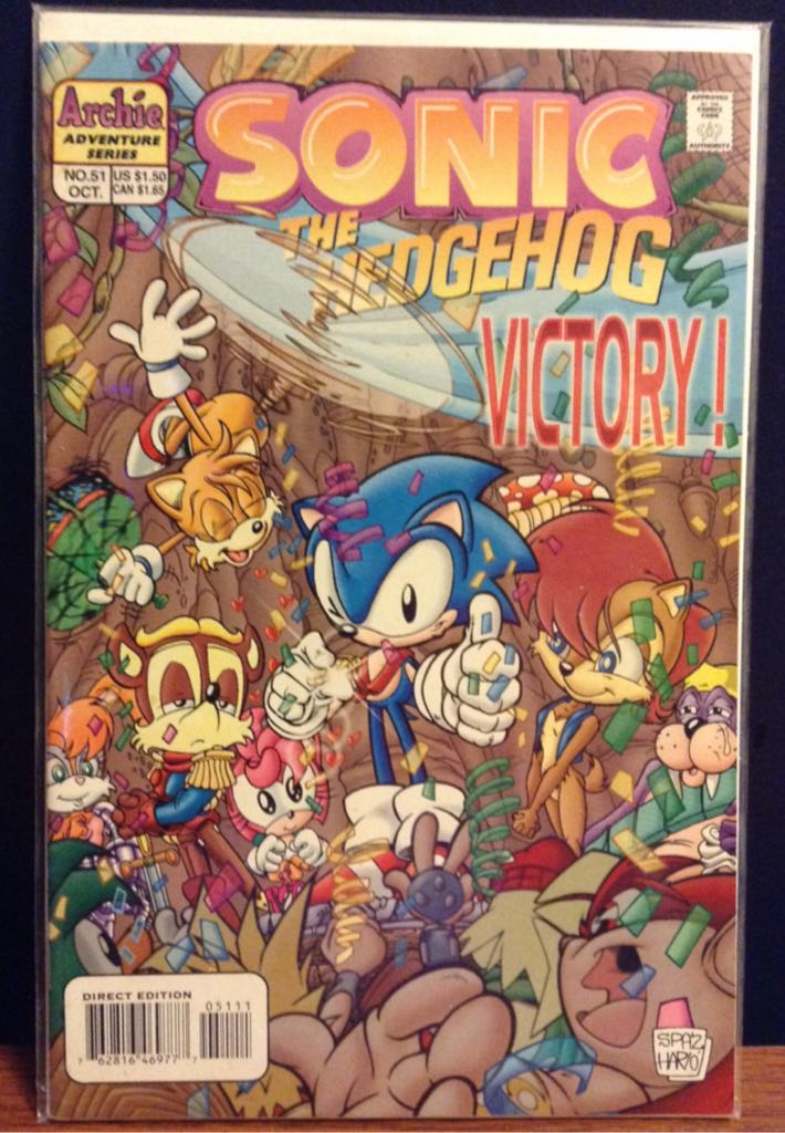 Sonic The Hedgehog - Archie Comics (51 - 10/1997) comic book collectible [Barcode 76281646977705111] - Main Image 1
