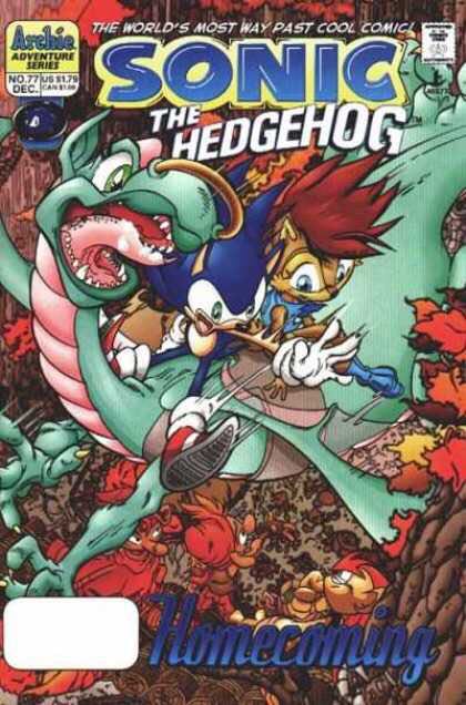 Sonic The Hedgehog (Archie) - Archie Adventure Series (77 - Dec 1999) comic book collectible [Barcode 76281646977707711] - Main Image 1