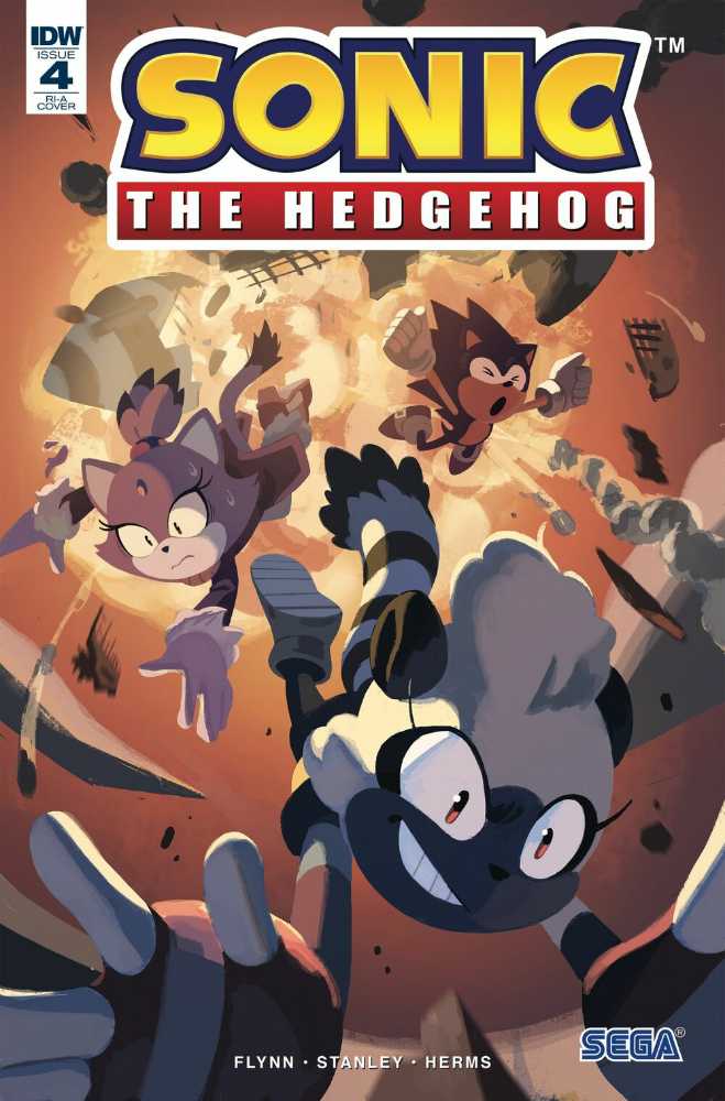 Sonic The Hedgehog - IDW (4 - Apr 2018) comic book collectible [Barcode 82771401521800411] - Main Image 3