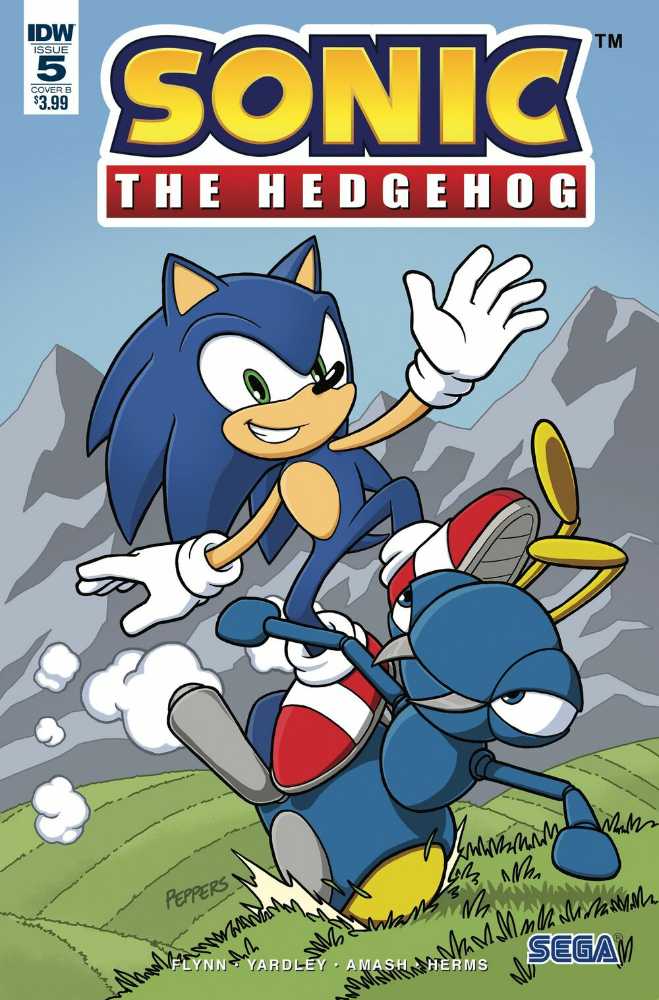 Sonic The Hedgehog #5 - IDW Publishing (5 - May 2018) comic book collectible [Barcode 827714015218] - Main Image 2