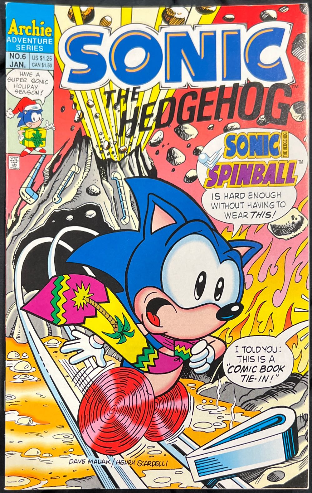 Sonic The Hedgehog (Archie) - Archie Comic Publication, Inc. (6 - Jan 1994) comic book collectible - Main Image 2