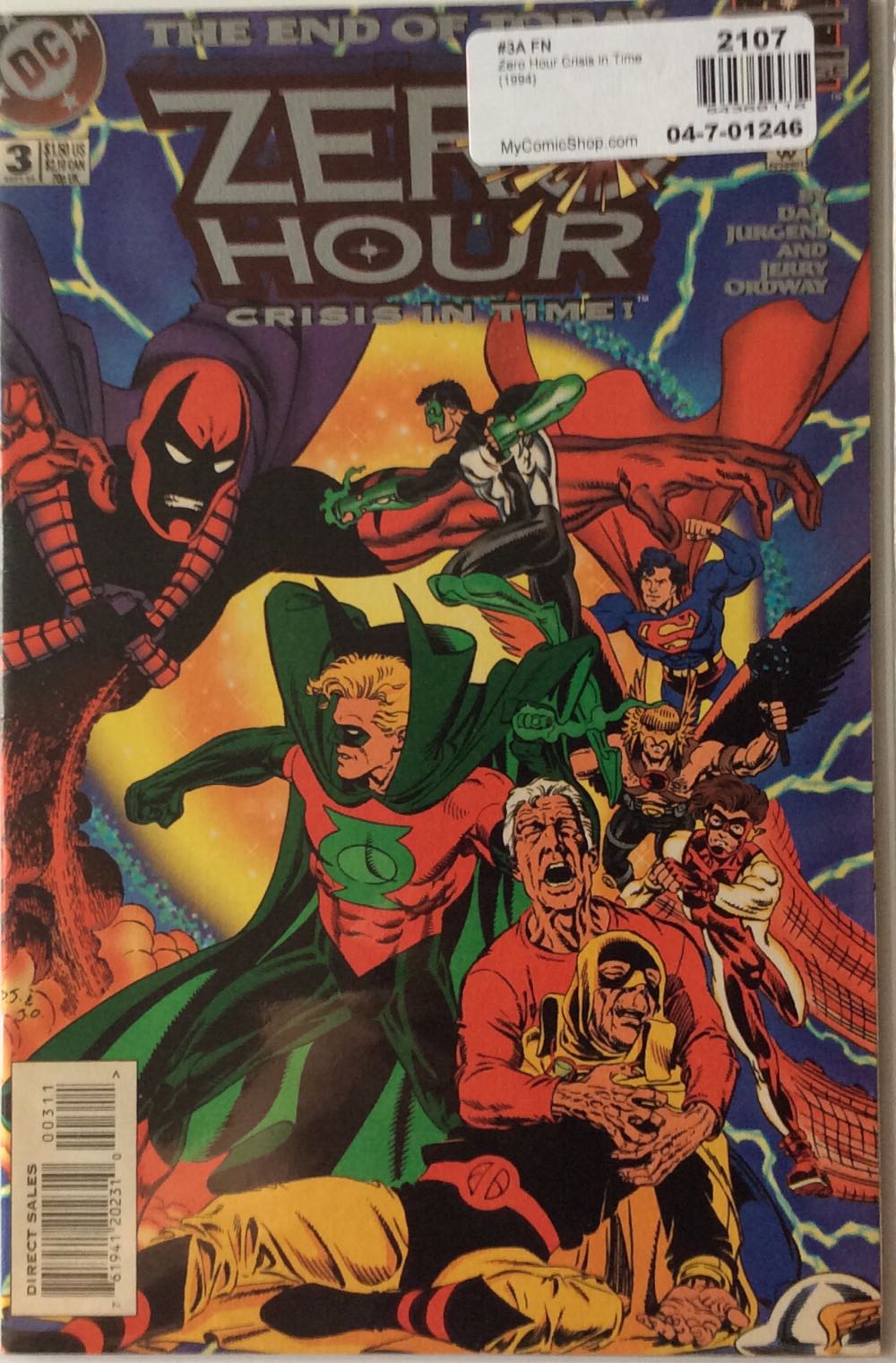 Zero Hour: Crisis In Time - DC (3 - Sep 1994) comic book collectible [Barcode 070989308541] - Main Image 2