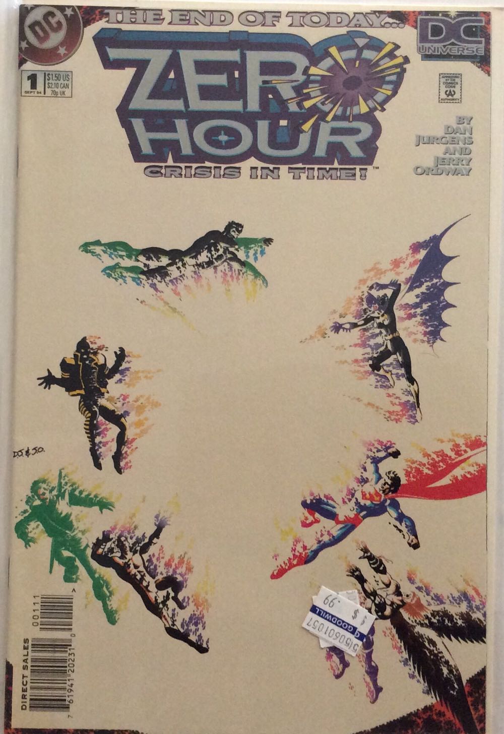Zero Hour: Crisis In Time - DC (Detective Comics) (1 - Sep 1994) comic book collectible [Barcode 070989308541] - Main Image 2