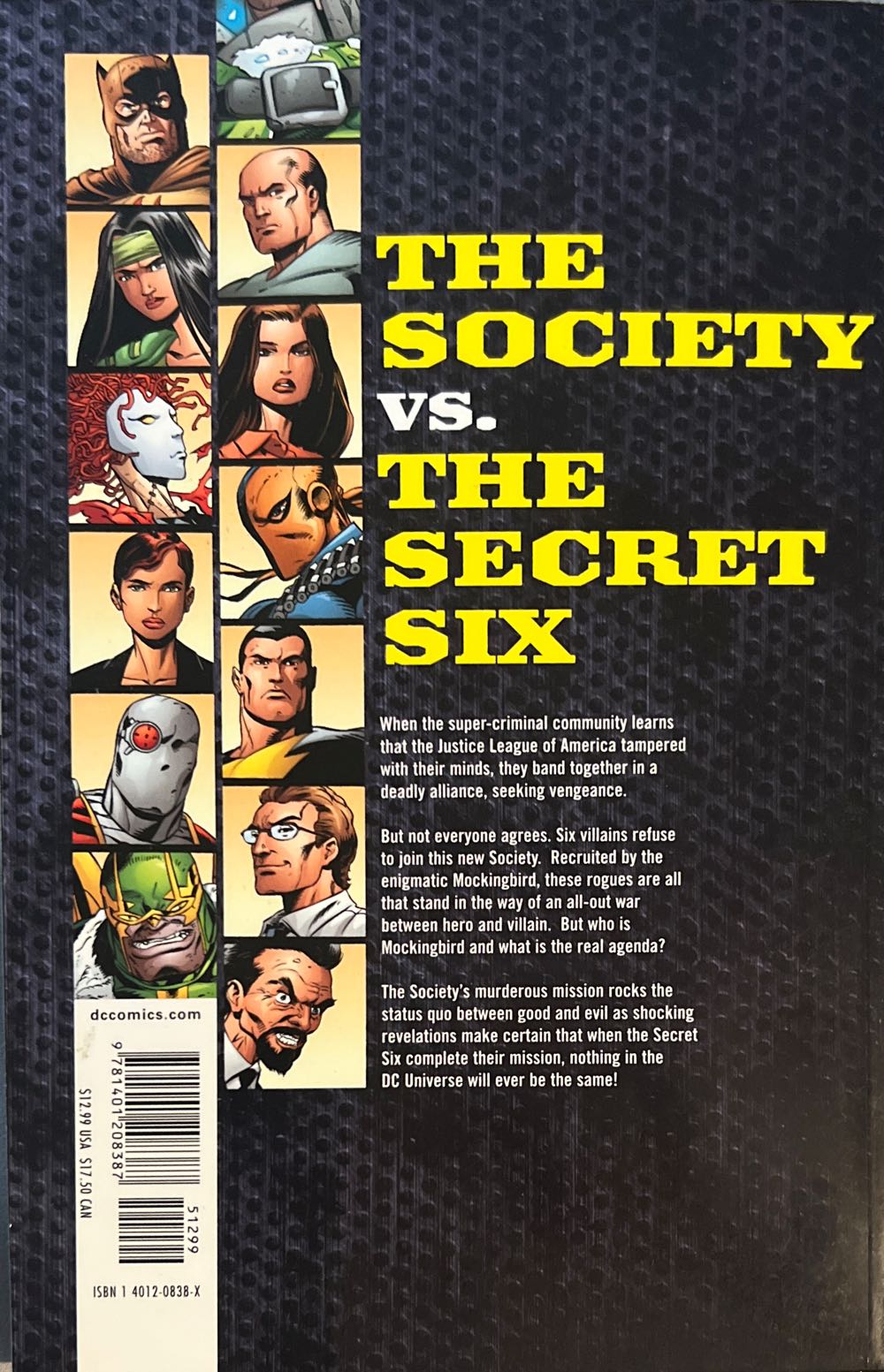 DC Universe: Infinite Crisis - Villains United - DC Comics (1) comic book collectible [Barcode 9781401208387] - Main Image 2