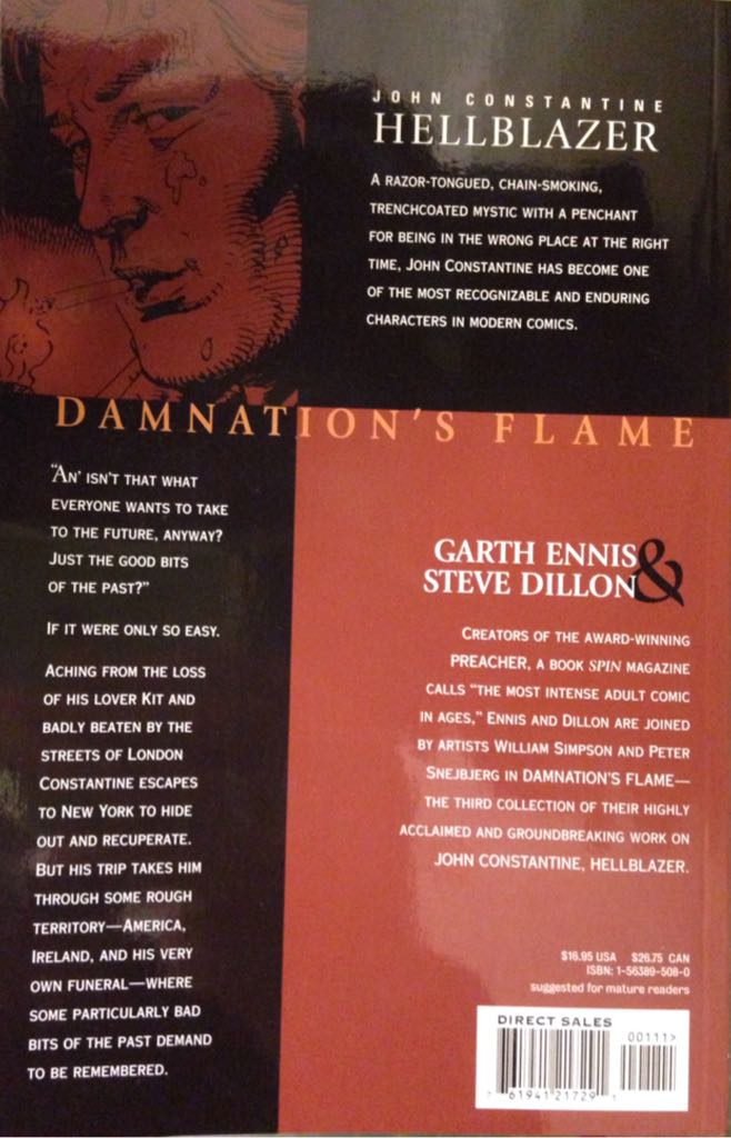 John Constantine Hellblazer - DC Comics (72-77) comic book collectible [Barcode 761941217291] - Main Image 2