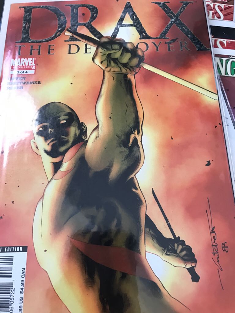 Drax The Destroyer  (3) comic book collectible [Barcode 75960605722100311] - Main Image 1