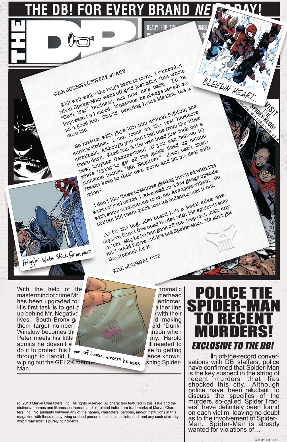 Amazing Spider-Man, The Vol. 2 - Marvel Comics (577 - Jan 2009) comic book collectible [Barcode 759606047161] - Main Image 2