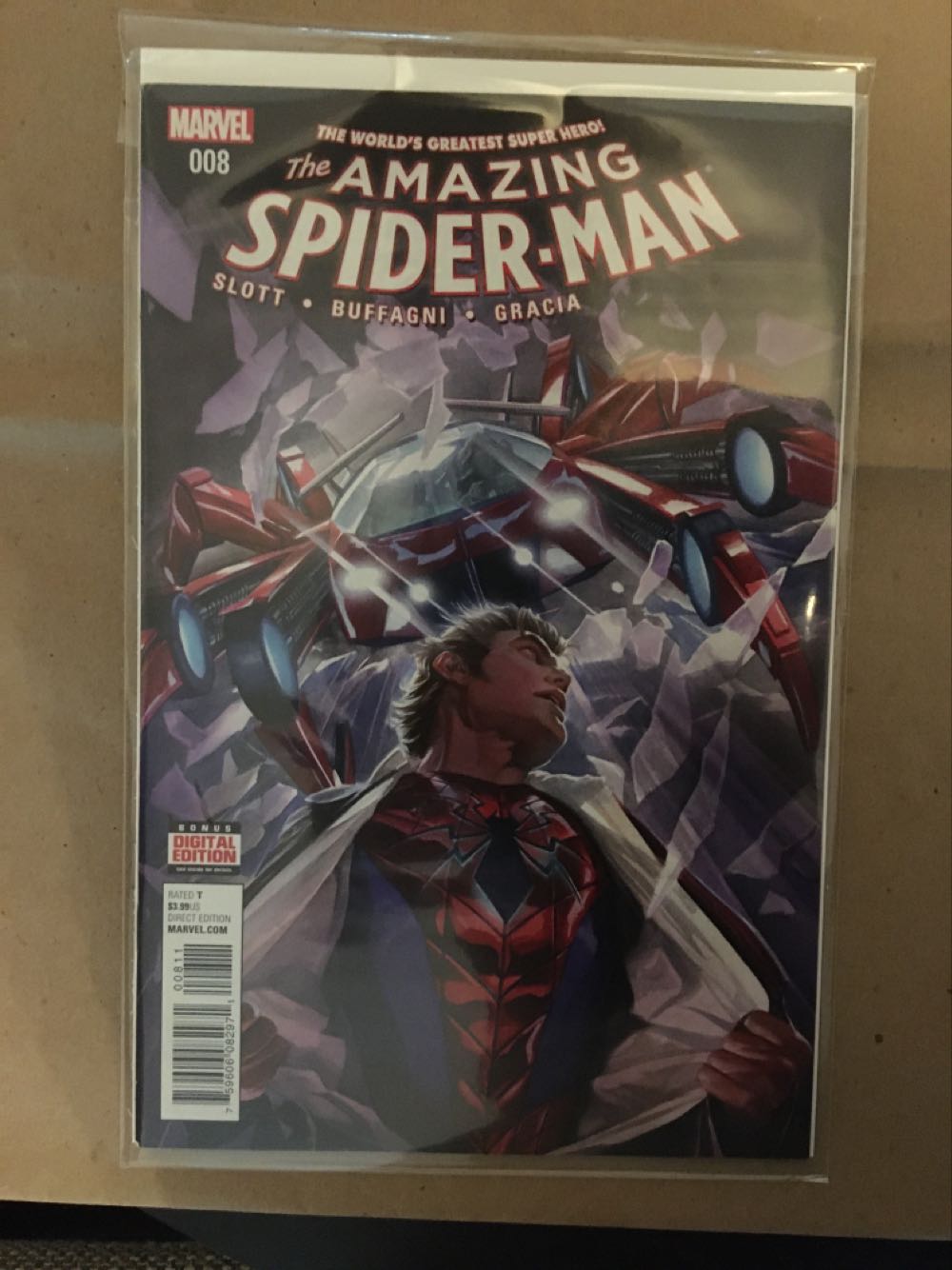 The Amazing Spider-Man - Marvel Worldwide Inc. (8 - Apr 2016) comic book collectible [Barcode 75960608297100811] - Main Image 3