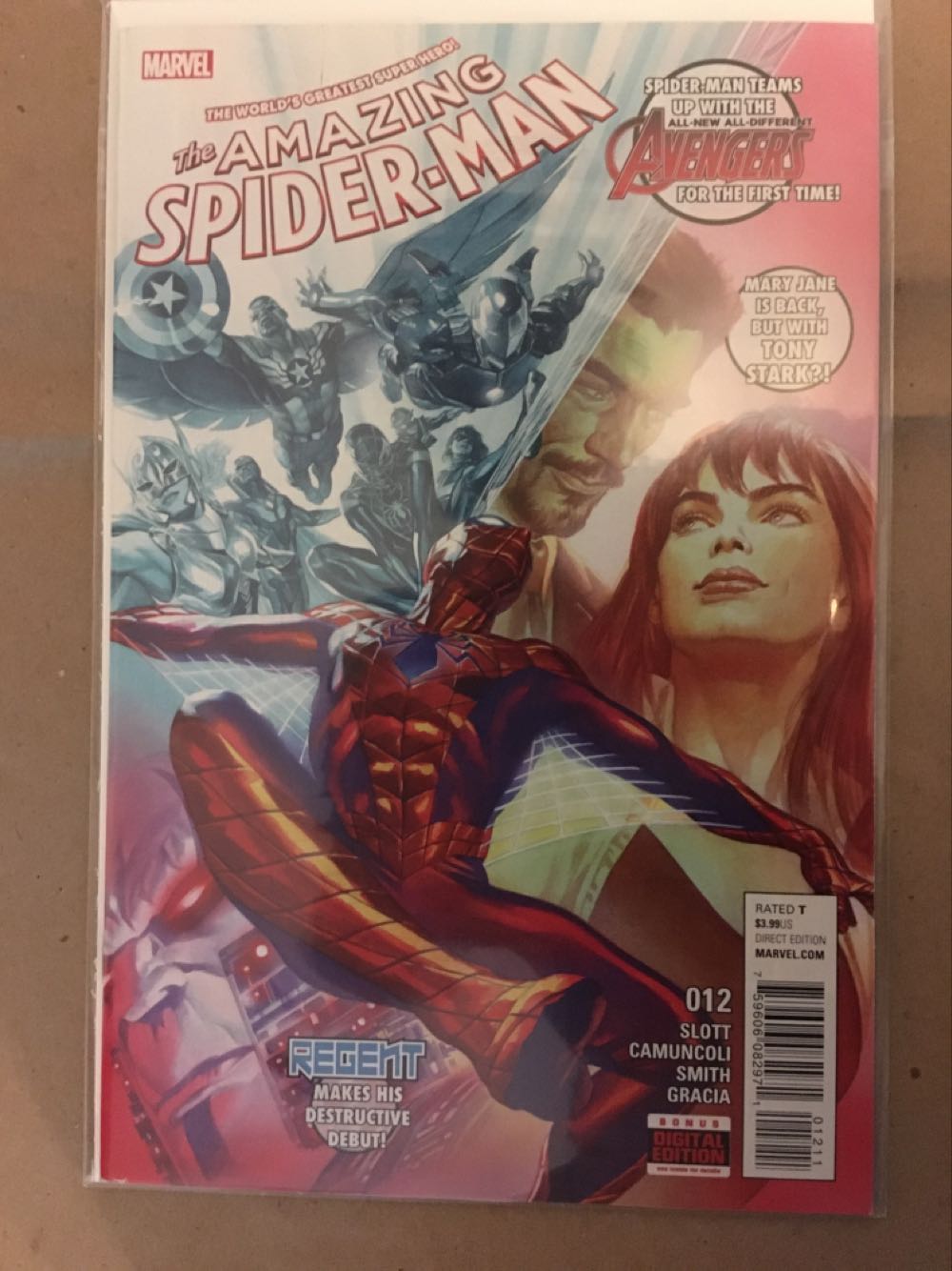 The Amazing Spider-Man - Marvel (768 - Jul 2016) comic book collectible [Barcode 75960608297101211] - Main Image 2
